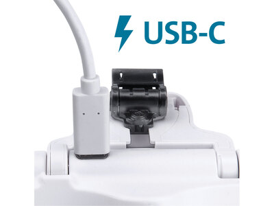 Okuliare s lupou a LED svetlom, 1-1,5-2-2,5-3,5x zväščenie, 4 LED, USB, EXTOL LIGHT