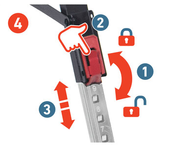Extol Premium pracovný podstavec skladací "koza", kovový, max. 550kg, 8859999