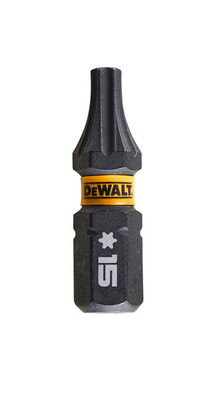 DeWalt DT7380T Impact Torsion nástavce pre rázové uťahovače Torx T15 25mm 5ks
