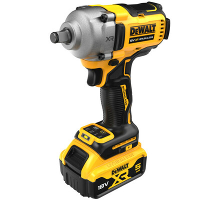 DeWalt DCF891P2T aku rázový uťahovák 18V 2x5,0Ah aku