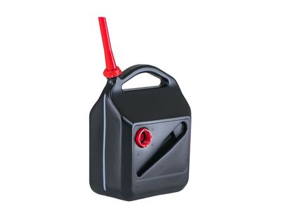 Kanystr plastový, 10 l, na PHM, černý