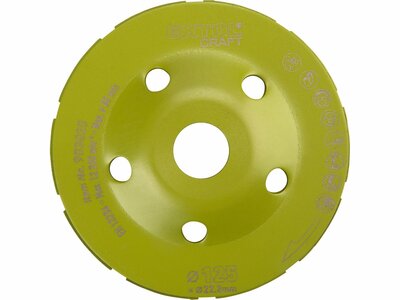 Extol Craft kotúč brúsny diamantový dvojradový, 125mm, pozdĺžne lamely 903025