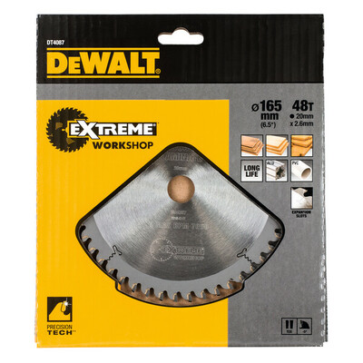 DeWalt Extreme pilový kotouč na hliník 165x20mm, 48Z DT4087