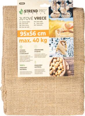 Vrece Strend Pro Garden, jutové, 95x56 cm, max.40 kg, bez šnúry
