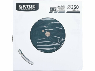 Extol Industrial rezný kotúč na asfalt a čerstvý betón 400x25,4x2,2mm 8703093