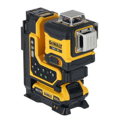 DeWalt DCLE34035D1 krížový laser zelený 3x360° s diaľkovým ovládaním 18V 1x2,0Ah aku