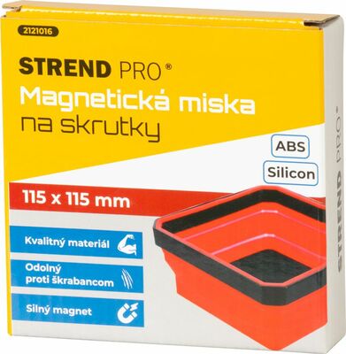 Strend Pro magnetická miska na skrutky, skladacia, silikónová, 115x115 mm