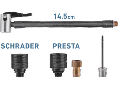 Extol Premium akumulátorový kompresor, 8V/500mAh Li-ion, max. 10,3bar, 12l/min, 8891512