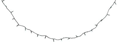 Reťaz MagicHome Vianoce Ceibo, 192 LED studená biela, 3xAA, časovač, exteriér, L-14,30 m