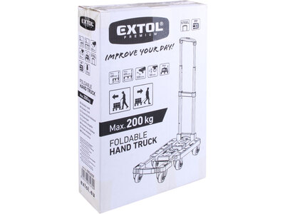 Extol Premium skladací vozík plošinový, nosnosť 200kg, 8856009