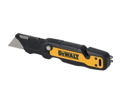 DeWalt sklápací nôž s pevnou čepeľou a zásobníkom DWHT10992-0