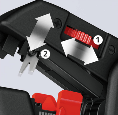 Knipex automatické odizolovacie kliešte 180mm 1262180