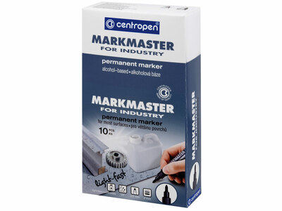 Centropen popisovač čierny 8599 permanentný, šírka stopy 2,5mm