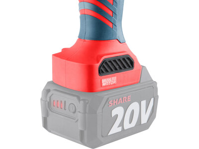 Extol Premium Share20V aku uhlová brúska bezuhlíková 125mm, 20V, bez aku 8891839