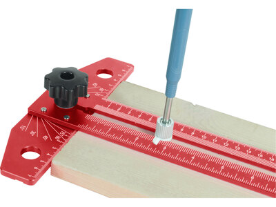 Fortum hliníkový uholník posuvný, 35x19cm, nastaviteľný uhol, 4784110