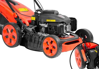 Strend Pro QL46PD-139E benzínová kosačka s pojazdom a el.štartom 2,4 kW, záber 45,7 cm, 111824