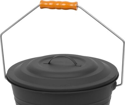 Strend Pro popelnice s víkem 12 litrů, 30x25 cm