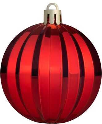 MagicHome vianočné ozdoby na stromček červené 39 ks