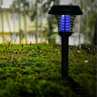 Strend Pro lampa proti hmyzu, solárna, UV LED, 13x42 cm, AA