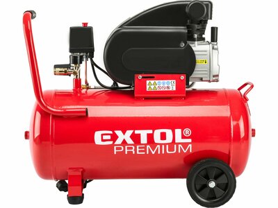 Extol Premium olejový kompresor 50litrov, max. 8bar, 8895315