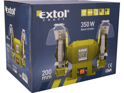 Extol Craft dvojkotúčová brúska 350W, kotúč 200mm, 410130