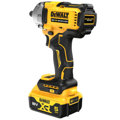 DeWalt DCF891P2T aku rázový uťahovák 18V 2x5,0Ah aku