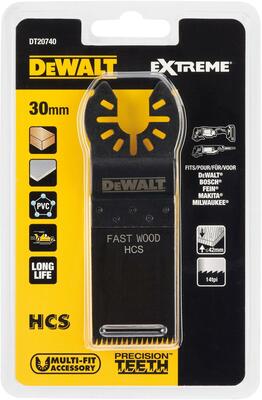 DeWalt pílový list HCS na rezanie tvrdého dreva a sadrokartónu, 30mm DT20740