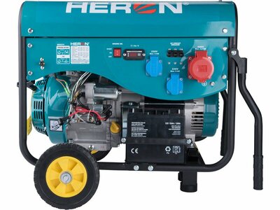 Heron LPGG 43-3F elektrocentrála benzínová a plynová 230V/400V, max, 5,0kW 8896319