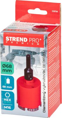Strend Pro Premium diamantová vykružovacia korunka do betónu 68mm