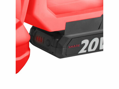 Nožnice na živý plot Share20V, 1x 2Ah Li-ion, 2,4A nabíjačka, lišta 460mm, max. 16mm, EXTOL PREMIUM