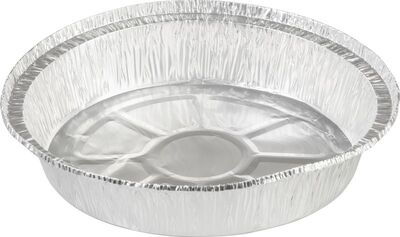 MagicHome grilovací miska hliníková kulatá 22,4x4,6 cm, 3ks