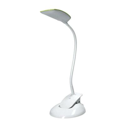 Lampa LED, stolná, stmievateľná, 2v1, biela, 5 W, 4000 K