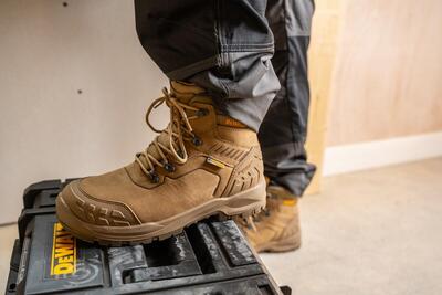 DeWalt pracovná obuv Ludlow s oceľovou špicou, vysoká vodotesná veľkosť 43