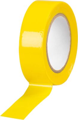 Strend Pro izolačná lepiaca páska, žltá 19mm, L-10m, 10ks