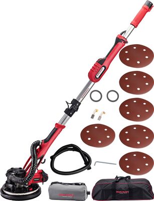 Worcraft DS09-215 bruska na sádrokarton 215 mm, 900W, LED světlo 1131900