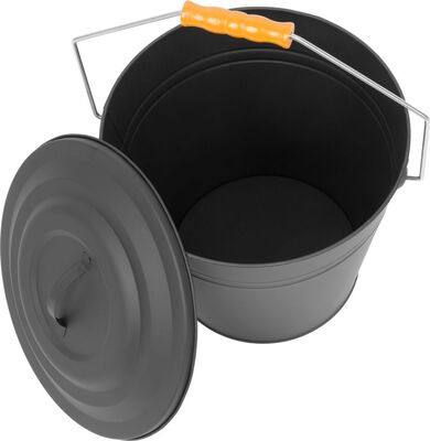 Strend Pro popelnice s víkem 12 litrů, 30x25 cm