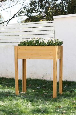 Strend Pro Garden vyvýšený záhon drevený, 84x40x98cm
