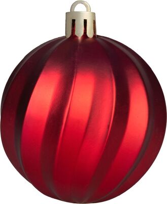 MagicHome vianočné ozdoby na stromček červené 39 ks