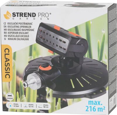 Strend Pro Garden BJ4615 oscilačný zavlažovač, 16 trysiek, 180°