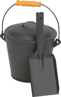 Strend Pro popelnice s lopatkou, 5,5 l, 21,5x19,5 cm
