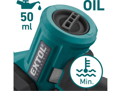 Extol Industrial Share20 aku reťazová píla 13cm, 1x2,0Ah aku 8791922