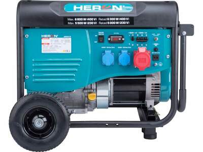 Heron benzínová elektrocentrála 220/380V 5kW 8896418