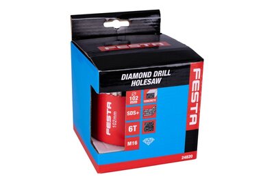 Festa diamantová vykružovacia korunka 102mm, SDS+, 24820