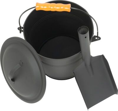 Strend Pro popelnice s lopatkou, 5,5 l, 21,5x19,5 cm