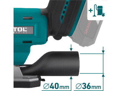 Extol Industrial Share20V aku přímočará pila bezuhlíková bez aku 8791825