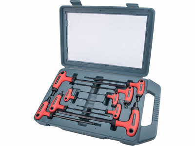 Extol Premium imbusové klíče v kufříku, 9ks sada 2-10mm 8819301
