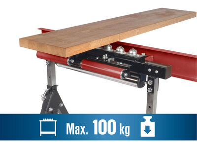 Fortum pracovní podstavec univerzální "koza" 4v1, max. 200kg, nastavitelná výška 4759985