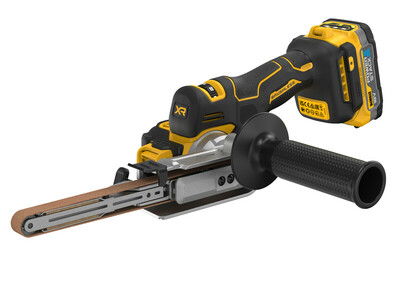 DeWalt DCM200E2T aku prstová brúska 2x1,7Ah aku Powerstack