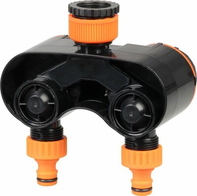 Strend Pro Garden, časovač - rozbočovač záhradný, 2-way, 2560032