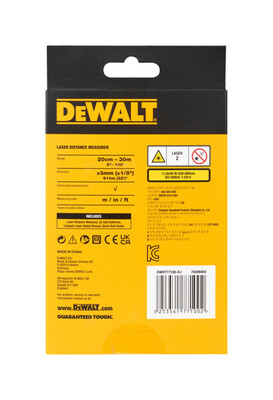 DeWalt DWHT77100 laserový diaľkomer do 30m